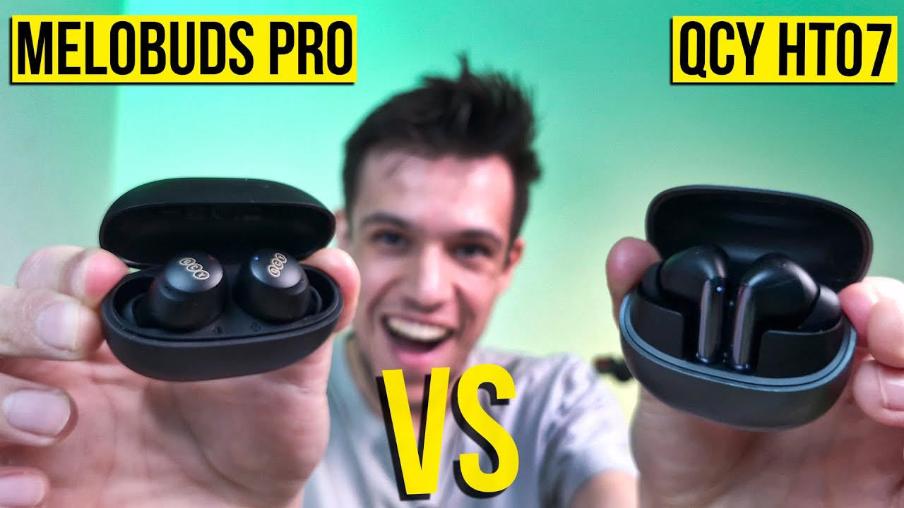 QCY Melobuds Pro vs QCY HT07!! Qual fone tem MELHOR bateria, ANC e ...