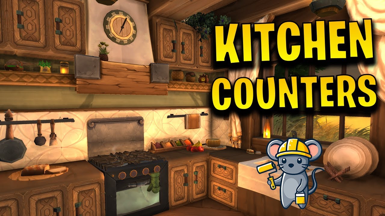 15 Kitchen Counter Ideas | WoW Housing Tutorial