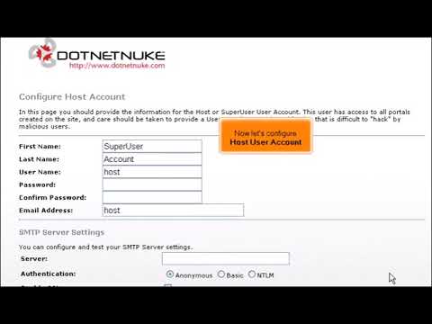How to install DotNetNuke on a local computer