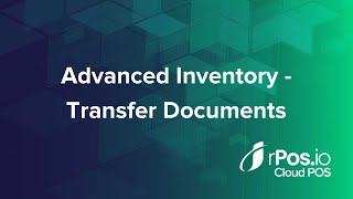 Inventory Documents - Transfer Documents