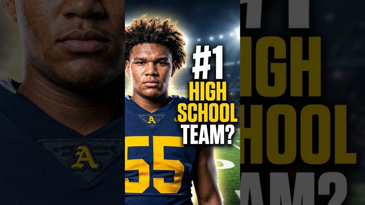 WATCH: Who is the #1 High School Football Team? 😤 #football #rankings