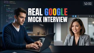 Google Software Engineer Mock Interview (2026) | REAL Coding Interview | DSA + AI Round