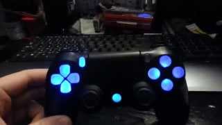 Ps4 controller LED mod update (clear buttons)