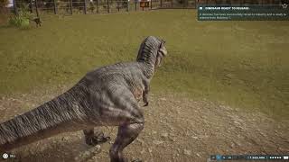 Jurassic World Evolution 2 Releasing Big Eatie the T-Rex.