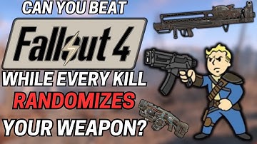 Fallout 4 But Every Kill Randomizes My Weapon (First Time Playing)