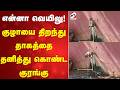 என்னா வெயிலு! குழாயை திறந்து தாகத்தை தனித்து கொண்ட குரங்கு | Monkey Drinks Water | Thanjavur |
