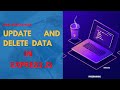 update and delete