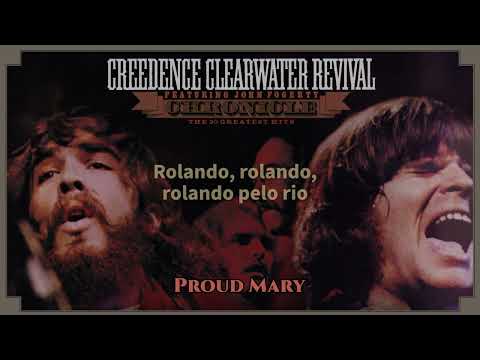 Creedence Clearwater Revival - Proud Mary (Portuguese Lyric Video / Letra Em Português)