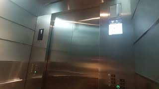 2010/2011 Kone Minispace or Monospace passanger Lift Traction MRL At Marina bay sands mall (North)