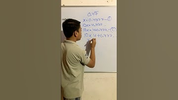 Express the O.47 in the form of P/Q where q is not = 0 #class9 #maths #ch1 #education #shorts #viral