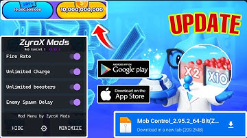 Mob Control Mod Menu Apk v2.95.2 | Unlimited Money & Skip Cards