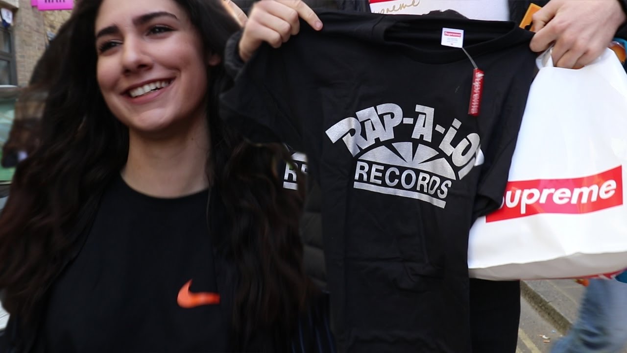 $3,000 SNEAKERS AT SUPREME DROP