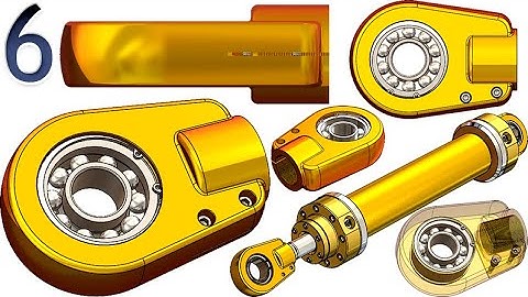 6-Project 44| Hydraulic Cylinder | SolidWorks Tutorial : front clevis sub-Assembly
