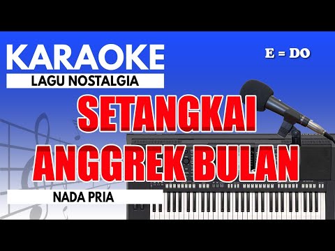 Karaoke - Setangkai Anggrek Bulan // Broery Pesulima \u0026 Emillia Contessa ( Nada Pria )