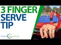 TENNIS SERVE: Get Easy Power On Your Serve (SIMPLE TIP)