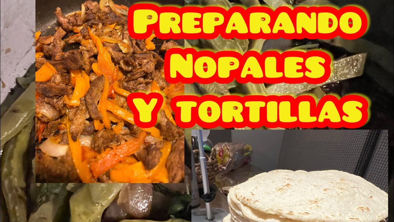 Soy conchita está en vivo preparando nopales y tortillas 