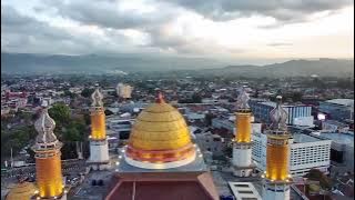Adzan Magrib di Masjid Agung Kota Sukabumi | drone sjrc f22s 4k