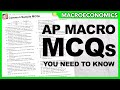 Questions you will see on your ap macro exam