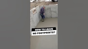 This Genius Concrete Hack | How to Finish Concrete Without Footprints! (@everythingaboutconcrete)