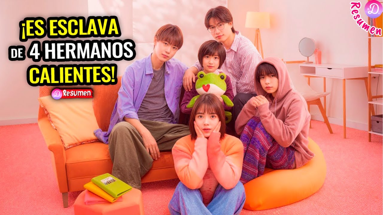 🔥UNA CHICA POBRE DEBE VIVIR CON 4 HERMANOS CALIENTES Y SE ENAMORA DEL MAYOR, PERO.. | Dramavia Plus🎀