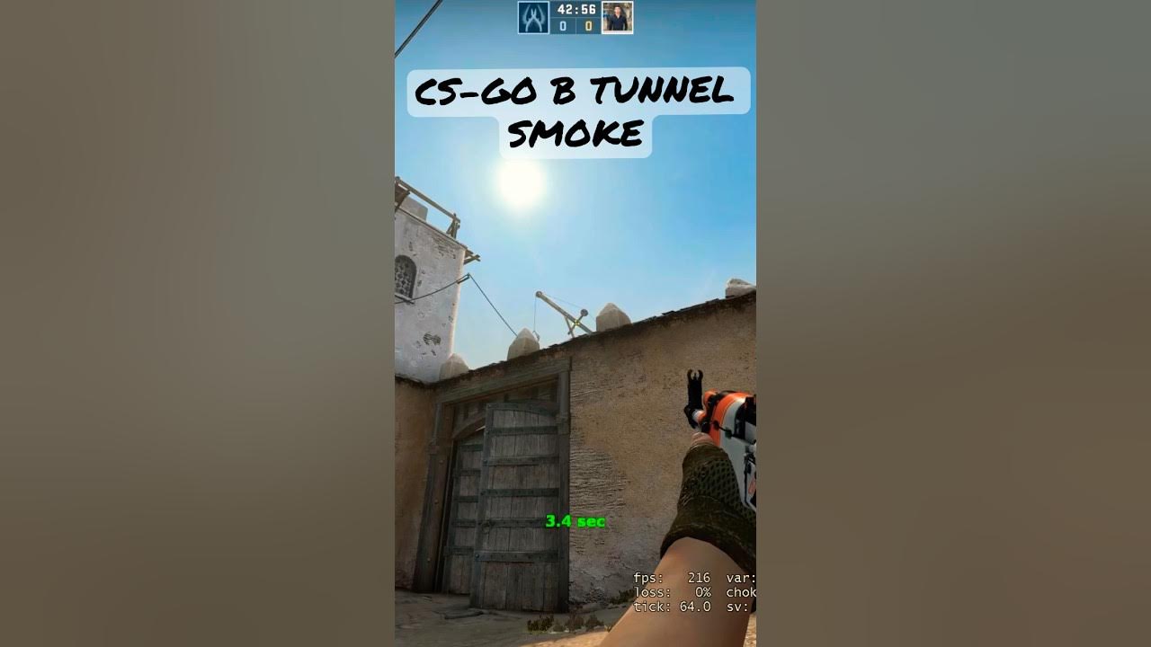 CS GO B TUNNEL SMOKE İLE KAPATMA keşfet shortvideo lütfenkeşfet csgo csgosmokes csgoclips