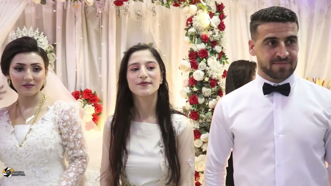 اجمل افراح كوباني صالة الفرات حفلة قرية شيخ غالي عريس ابراهيم & الجين(4) فيديو شامليان