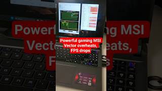 Перегрев ноутбука MSI Vector 🔥 | Просадка FPS, тротлинг, шумят вентиляторы