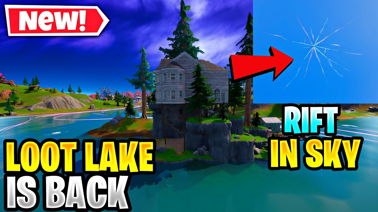 *NEW* Loot Lake POI Is Back & Rift In Sky - Season 4 Secrets | Fortnite Battle Royale