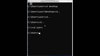 Cara Mengubah Direktori di Command Prompt Windows #shortvideo #shorts