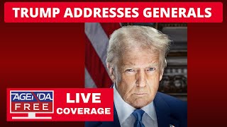 Trump Addresses US Generals - LIVE Breaking News Coverage