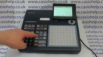 How To Program Clerk Or Cashier System On The Casio SE-C450 / SE-C3500 Cash Registers