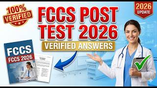 FCCS Post Test 2026 🔥 100% Verified Answers That Actually Worked For Me!