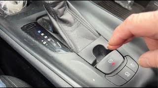How To Enter &amp; Exit Service Brake Mode 2018 Toyota C-HR