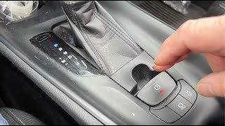 How To Enter & Exit Service Brake Mode 2018 Toyota C-HR