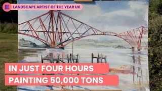 Download Lagu Forth Bridge Semi-Final 4 Hour Painting Challenge | Landscape Artist of the Year UK MP3