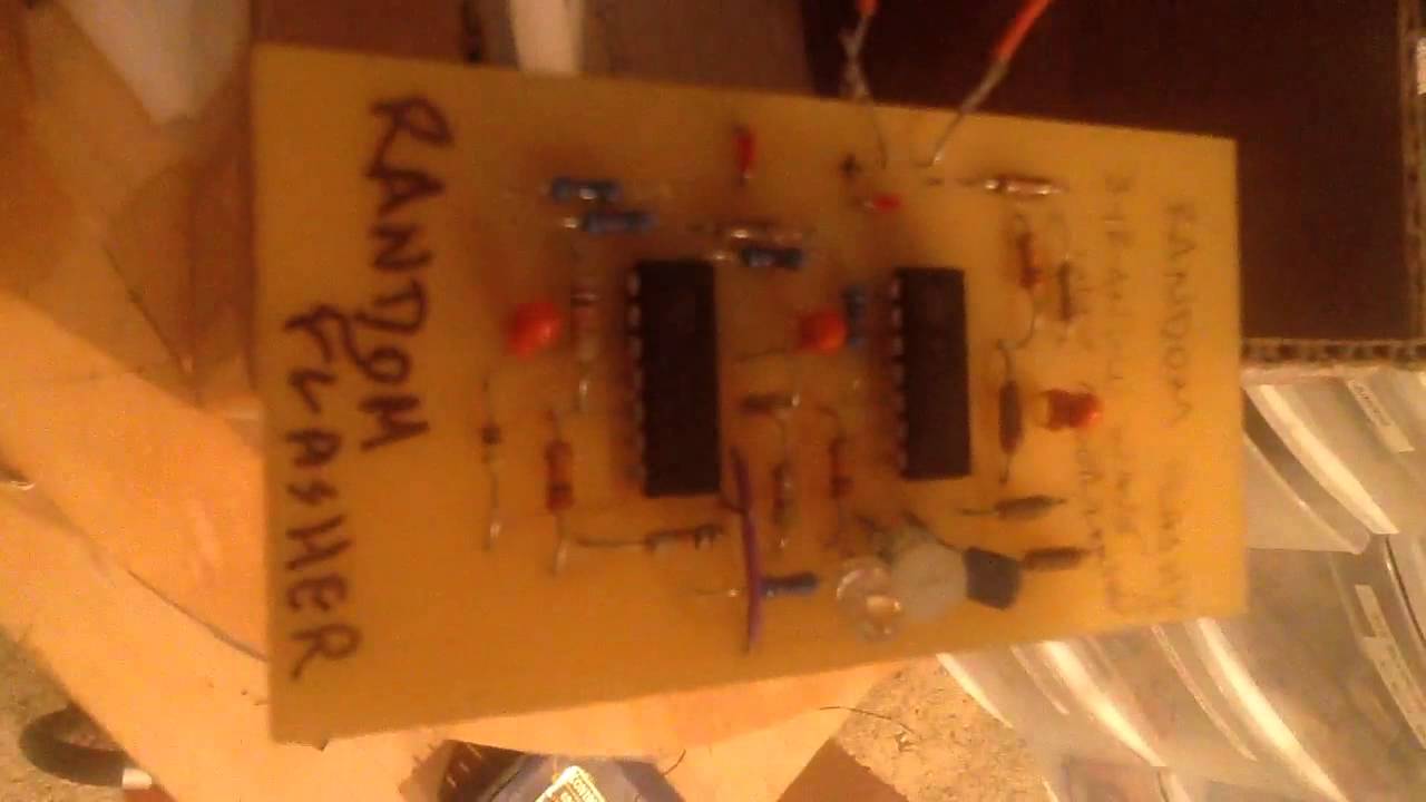 Random Flash LED Circuit YouTube