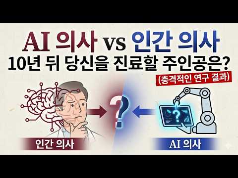 AI 의사 vs 인간 의사, 10년 뒤 당신을 진료할 주인공은?  충격적인 연구 결과