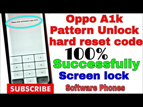 Oppo A1k Cph1923 A22 Unlock Pattern Lock By Yellow Donge 1000