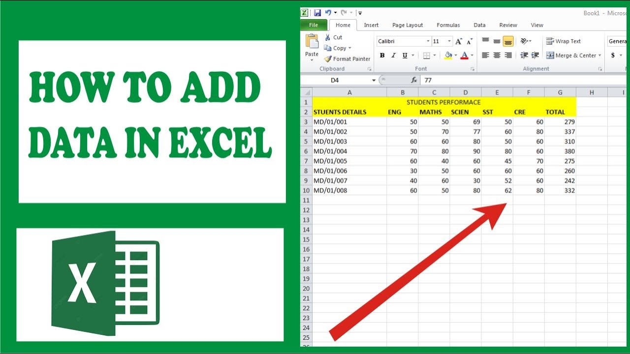 MS Excel - How to add items using MS Excel - YouTube