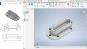 Exercise 3 Inventor 3D Modeling Tutorial For Beginner