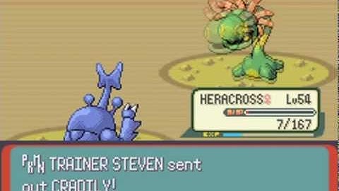 Pokemon Emerald - Monotype Bug Finale - Steven Stone