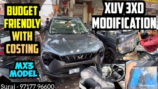 Mahindra Xuv3XO ❤️‍🔥Budget Modification✅Full Bucket Seat Covers GFX Matts etc With Prices 😍Xuv3xoMX3