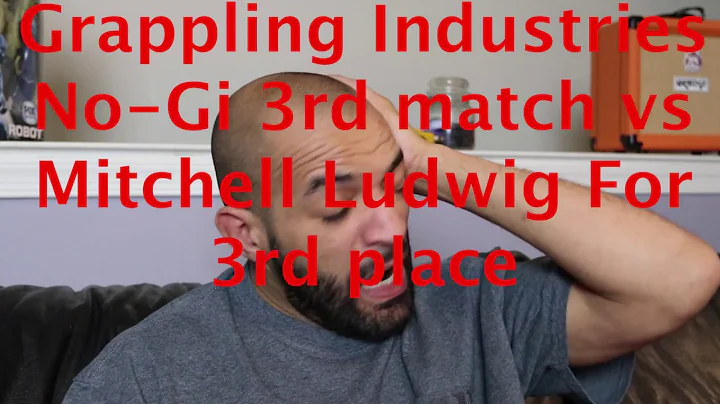 Grappling Industries No Gi 3rd match vs Mitchell L...