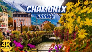 Chamonix, one of the Top Place to visite in France, Breathtaking Old Town, Walking Tour, 4k