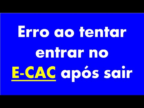 ECAC Receita Federal não consigo mais entrar, e so clicar no close e acessar novamente