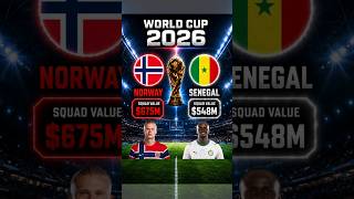 Norway 🇳🇴 vs Senegal 🇸🇳 World Cup 2026