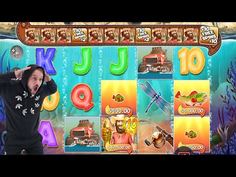 BIG BASS SPLASH - HUGE WIN - BIG FISH with 10X - CASINO SLOT ONLINE BONUS BUY SENSATIONAL WIN