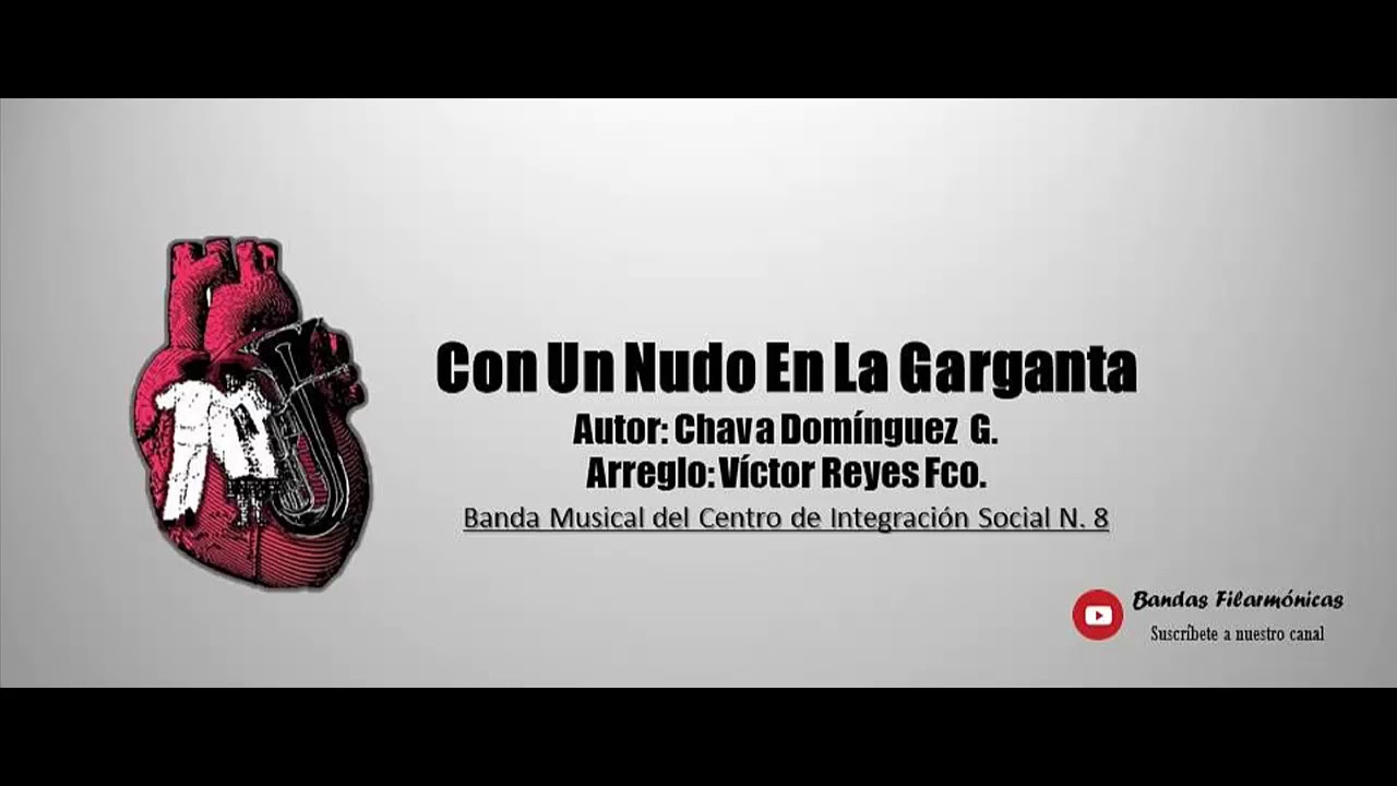 Con un nudo en la garganta - Cis. Numero 8| Chava Dominguez| Bandas