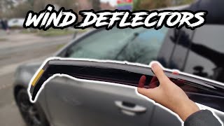 WIND DEFLECTORS For The VW GOLF MK6