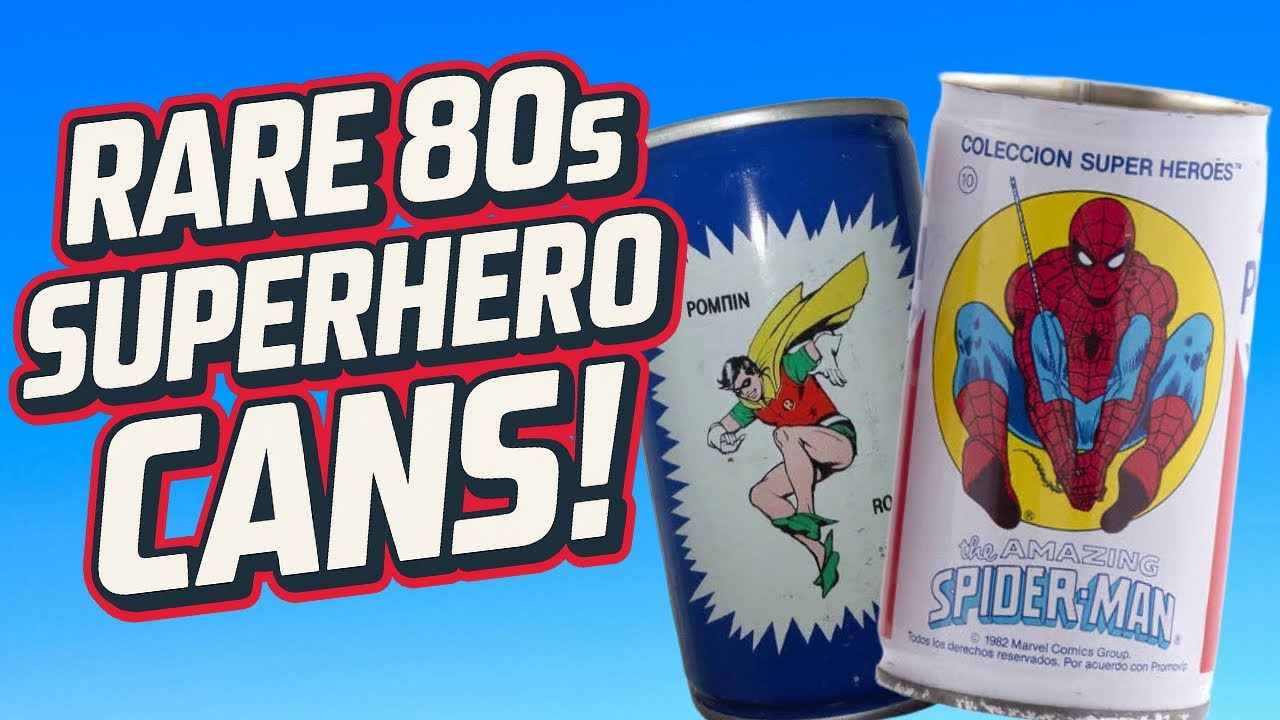 Редкие банки Pepsi Marvel и DC Superhero!